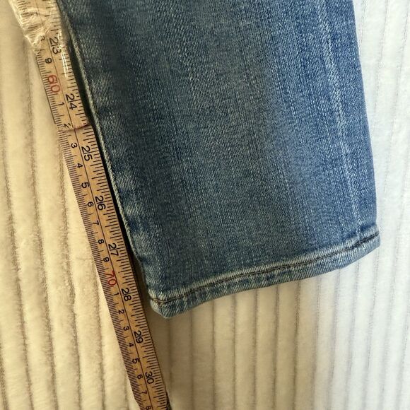 Frame Denim Le Boy Mid Rise Jeans in Levine Wash Womens Size 25 - Picture 7 of 14